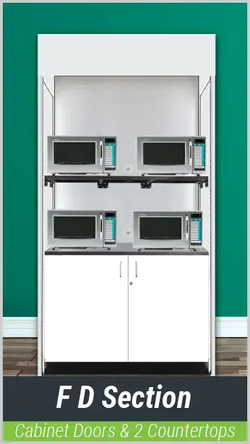 F D Section: Cabinet Doors & 2 Countertops F D Section: Cabinet Doors & 2 Countertops