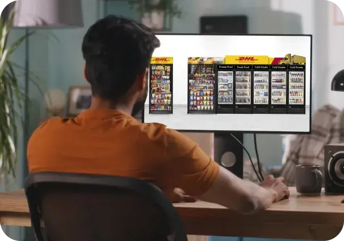 Professional design services for vending, micro markets, and retail displays